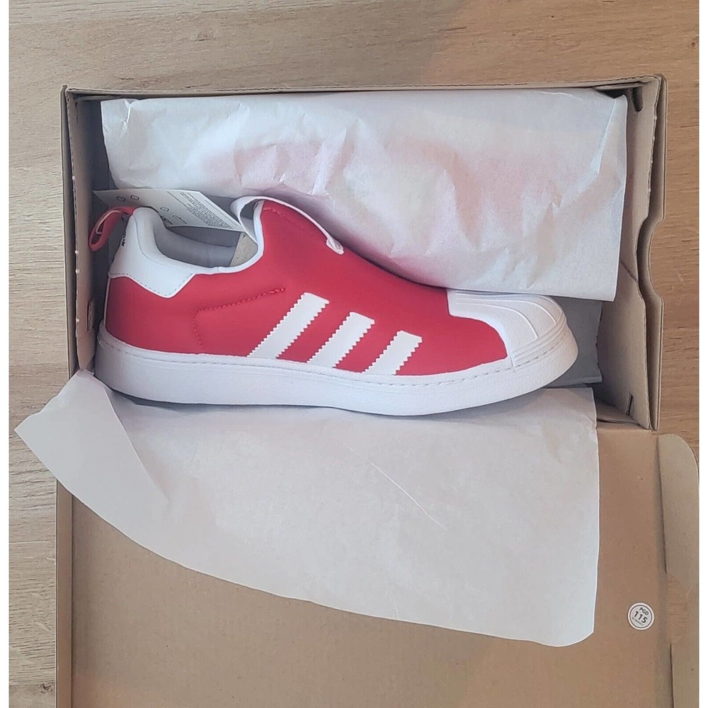 Size 3 -‎ adidas Superstar 360 x Hello Kitty Low Vivid Red - Picture 3 of 4